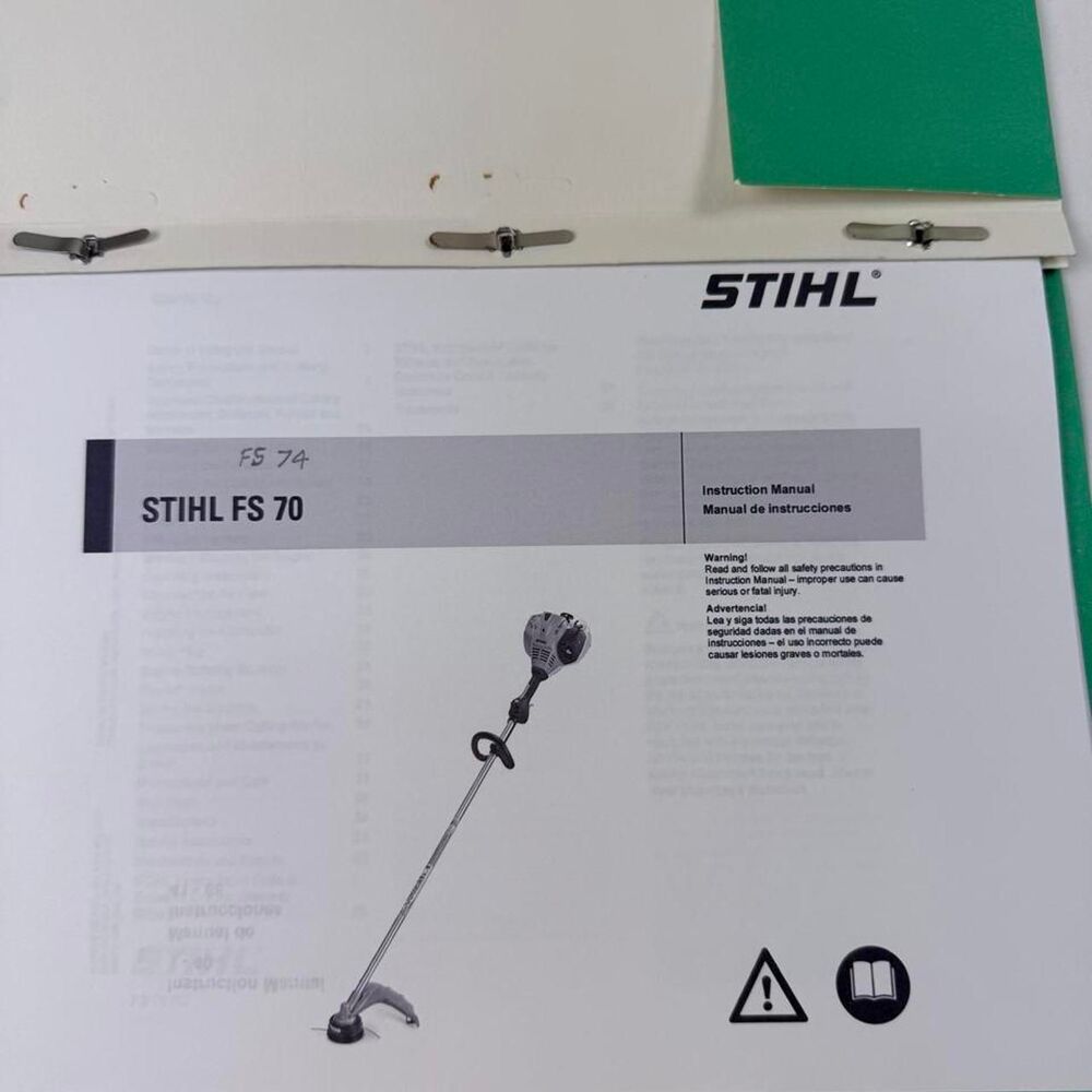 STIHL FS 70 Trimmer Manual Printed